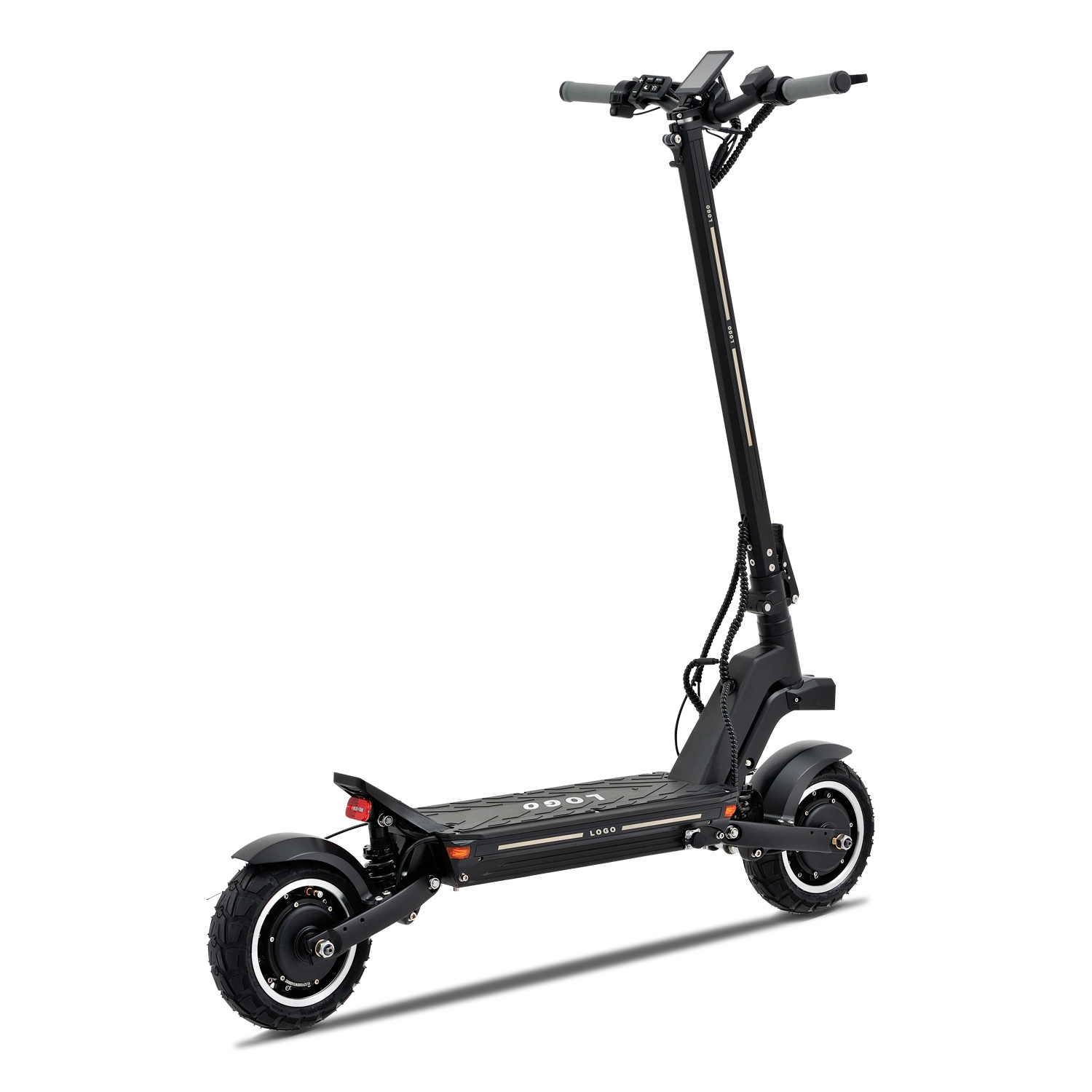 2400W Dual Motor Electric Scooters 52V 18.2Ah Lithium Battery 