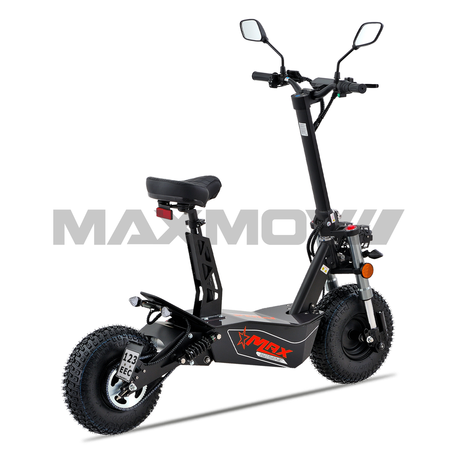 Road-legal Traffic Customized EEC Electric Scooters With Double LED Headlights