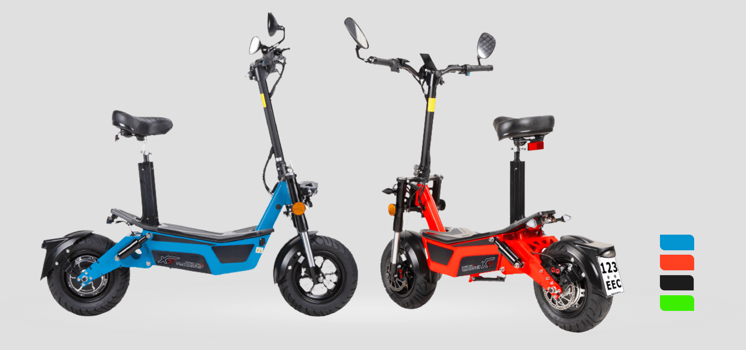 Traffic EEC Electric Scooters, Electric Kick Scooters, Waterproof Dual Motor Scooters