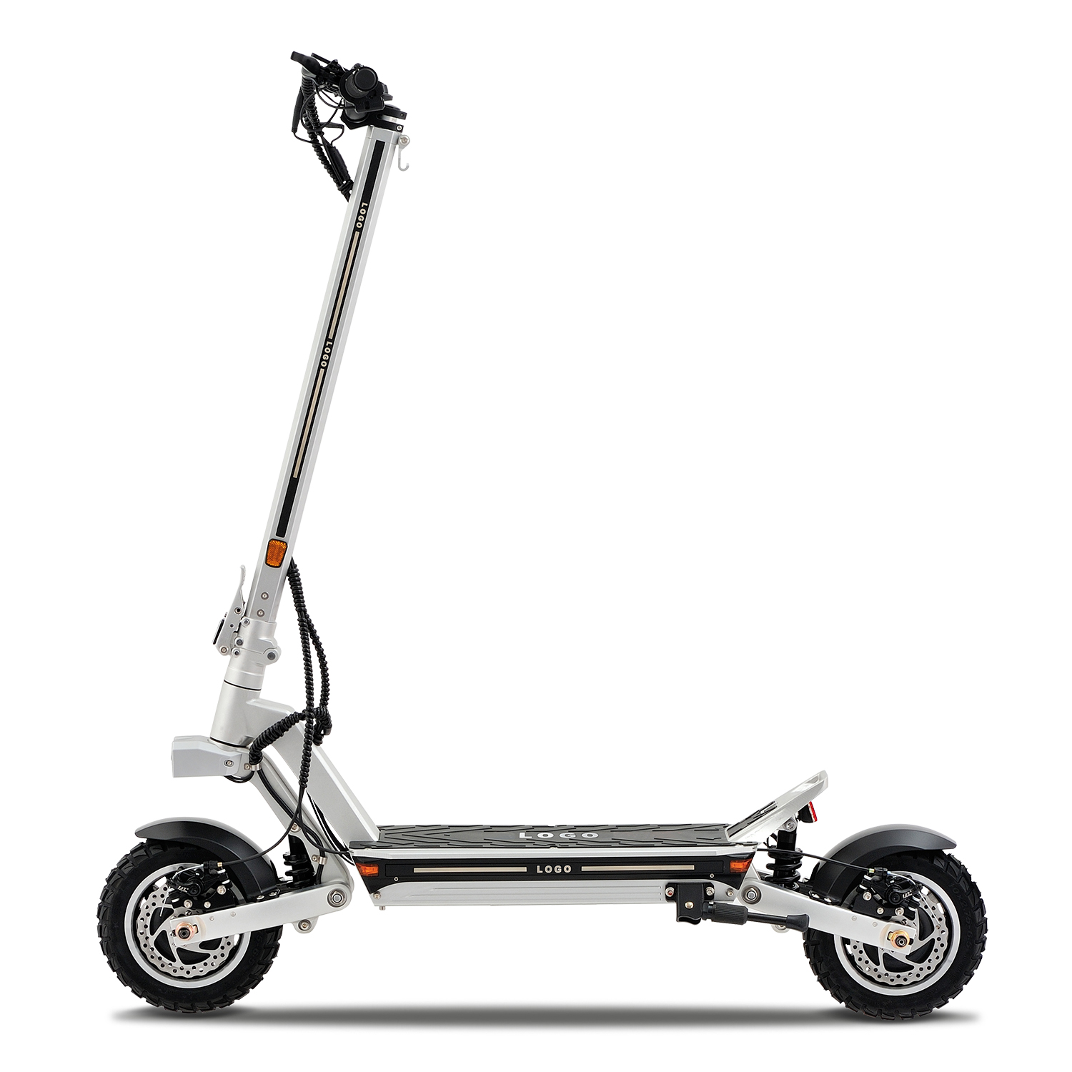 Kick Electric Scooters with 2400W Dual Motor Drive 52V Lithium Battery Long Range 