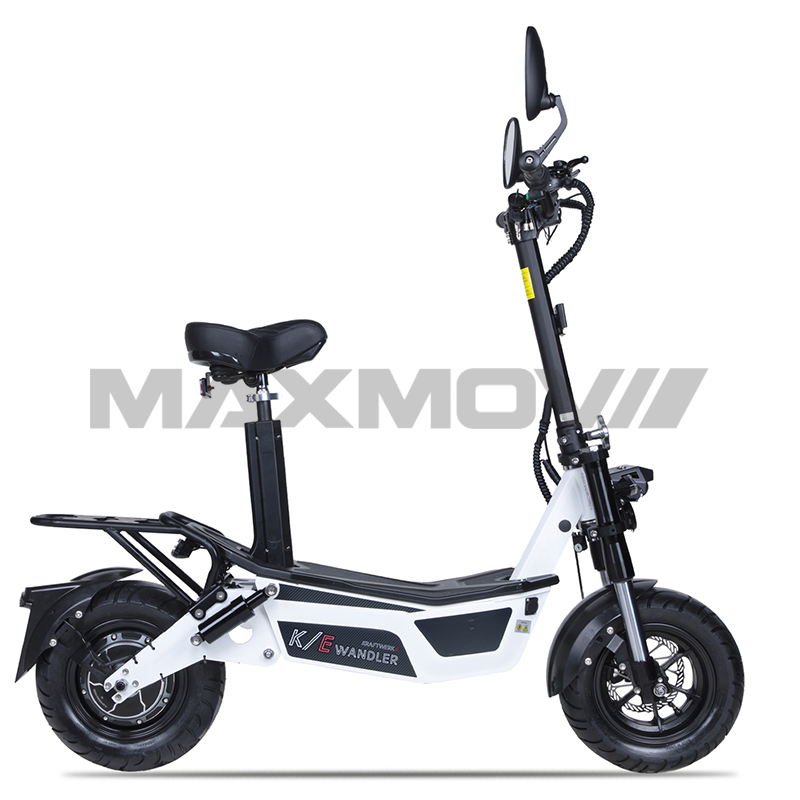 Street Long Distance EEC Electric Scooters With Suspension