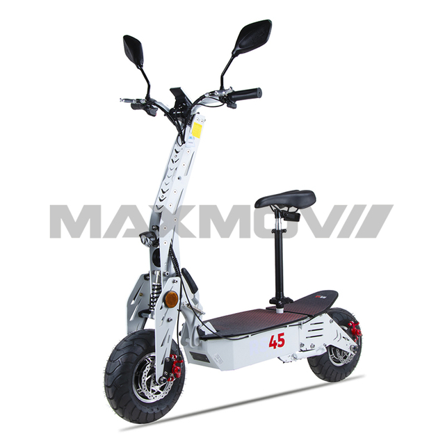 Adults White EEC Electric Scooters With Mirror