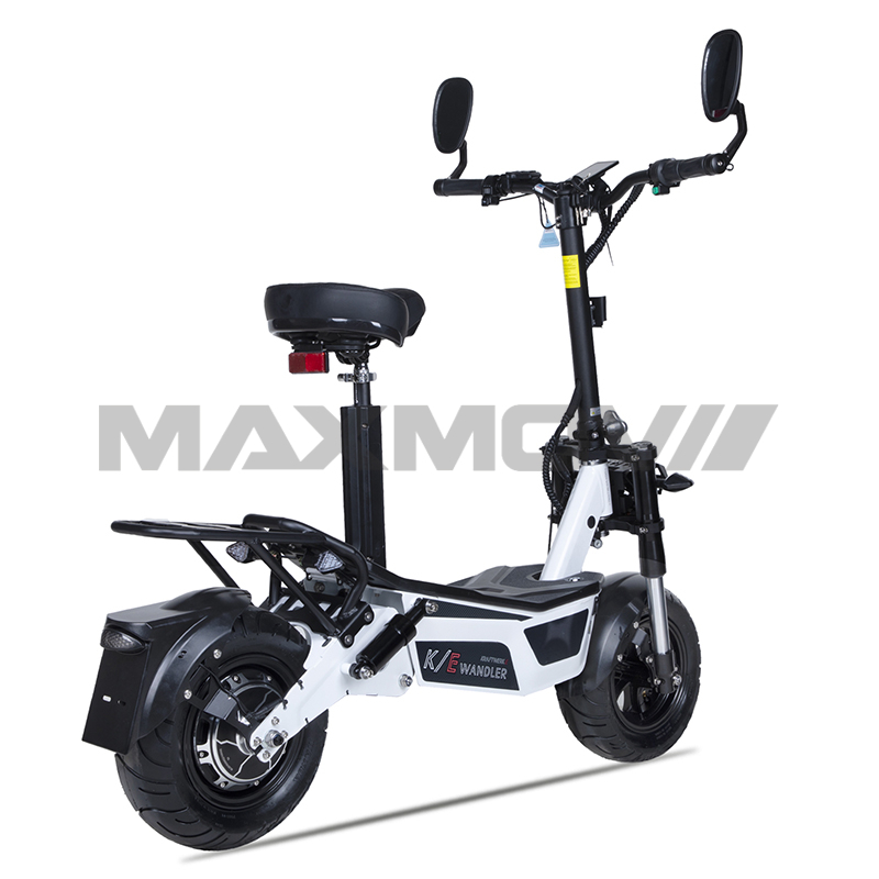 Street Long Distance EEC Electric Scooters With Suspension